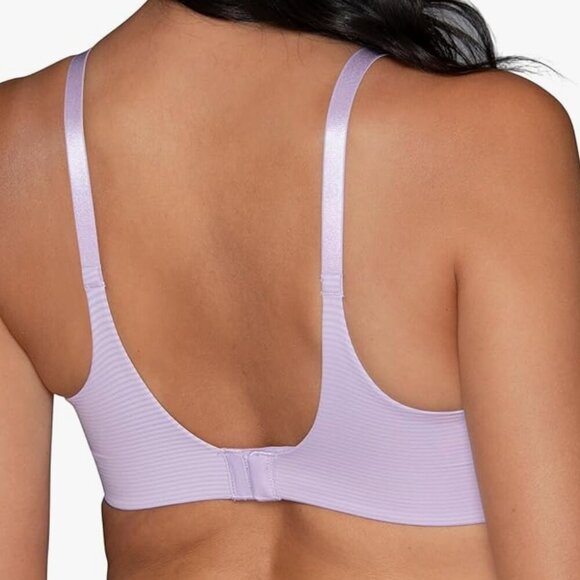 NWT Vanity Fair Women's Full Coverage Beauty Back Smoothing Bra, lavender, 36C - Picture 3 of 9
